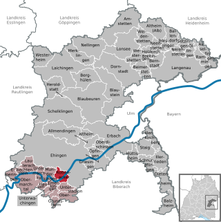 <span class="mw-page-title-main">Rottenacker</span> Municipality in Baden-Württemberg, Germany