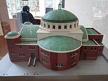 Model of the Great Synagogue at the South African Jewish Museum. Sajm The Great Synagogue Johannesburg.JPG