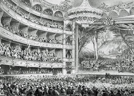 Auditorium of the Opéra-Comique