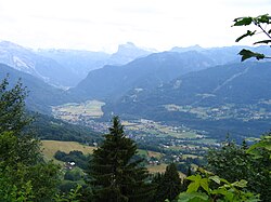 Skyline of Samoëns