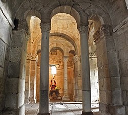 Visigòtic: interior de planta de creu grega. São Fructuoso de Montélios, Real (Braga)