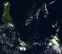 Vue satellitaire des Comores