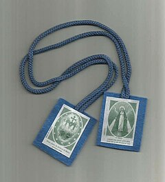 The Blue Scapular. Scapulaire bleu.jpeg