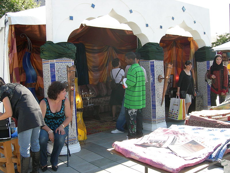 File:Seattle Arab Festival Moroccan booth.jpg