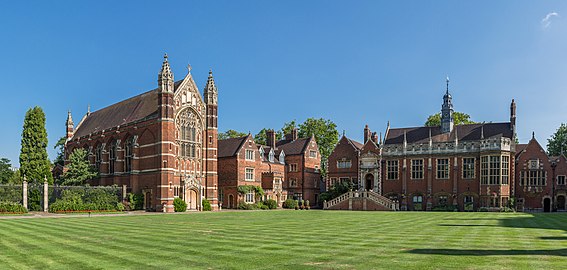 Selwyn College Old Court, Cambridge, UK