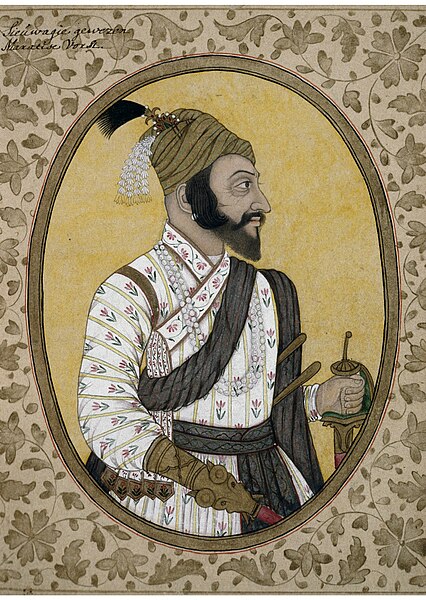 A portrait of Shivaji I