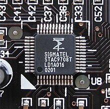 SigmaTel's AC'97 audio codec chip Sigmatel STAC9708.jpg