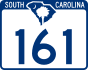 South Carolina Highway 161 znacznik