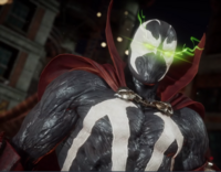 Spawn as a playable character in Mortal Kombat 11.
