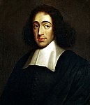 ベネディクトゥス・デ・スピノザ(1632年-1677年)は、デカルトに続く、学的哲学、数学的哲学の研究者。客観的な世界についての研究では、バークリーの先鞭ともなっている。