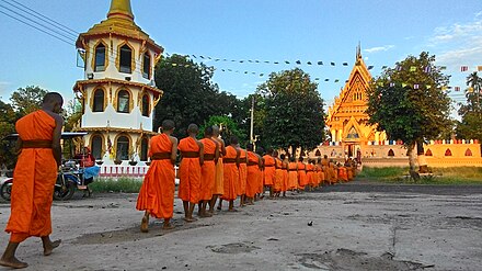 Buddhist monk peace walk