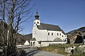 Kirche des hl. Leonhard mit Friedhof, Spital am Pyhrn, direkt an der Pyhrnpass-Bundesstraße gelegen