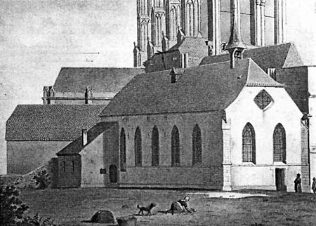 St Maria im Pesch Köln um 1840