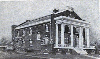 Upsilon chapter house in  1903