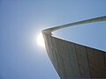 The St. Louis Arch as seen from the lawn.