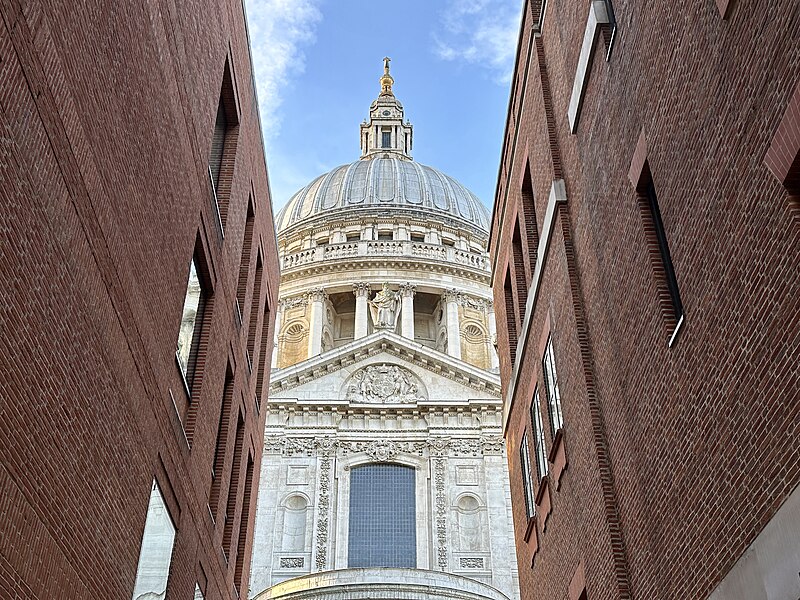 File:St Paul's from Paternoster 14 September 2023.jpg