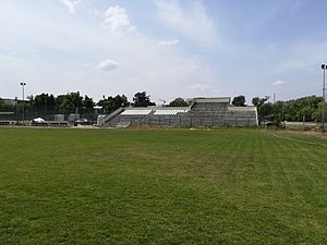 Stadionul Clujana, главная трибуна, вид изнутри.jpg