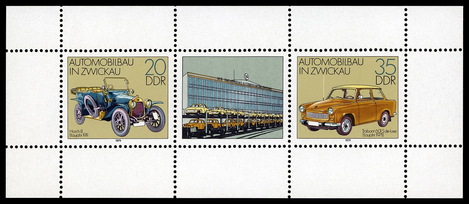 Почтовые марки Германии автомобили
