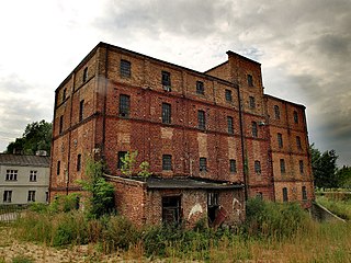 Strugienice Village in Łódź, Poland