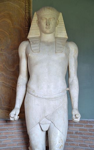 Egyptianizing statue of Antinoos as Osiris at the Vatican Museums