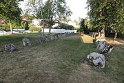 English: Stone ship in Steinkjer, Norway