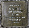 Stolperstein Sybelstr 35 (Charl) Gertrud Jacobowitz.jpg