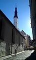 Side view of the Church of the Holy Ghost, Tallinn.