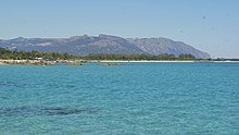 Il Supramonte di Baunei visto da Lido Orrì