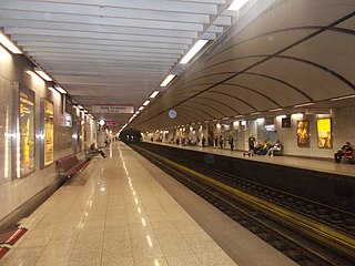 <span class="mw-page-title-main">Syngrou–Fix station</span> Аthens metro station