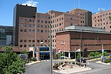 Syracuse Veterans Affairs Medical Center, students and residents get their training in part with an affiliation with Upstate. Syracuse-VA-Medical-Center-2014.jpg