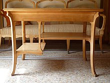 Table by Victor Horta, probably designed for the International exhibition of Turin Table by Victor Horta, probably designed for the International exhibition of Turin 1902.jpg