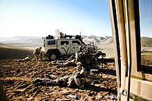 Norwegian M82 (foreground) in a long range fire fight in Afghanistan Taskunit engage enemy.jpg