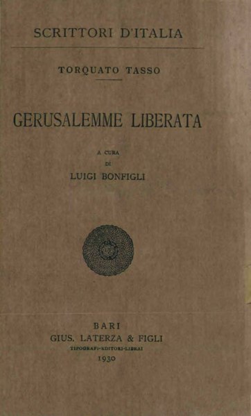 File:Tasso, Torquato – Gerusalemme liberata, 1930 – BEIC 1933428.djvu