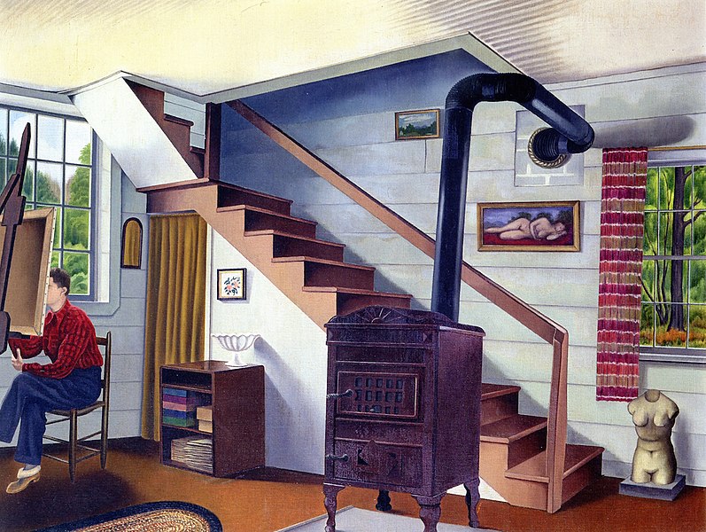 File:The Artist at Work. George Copeland Ault.jpg