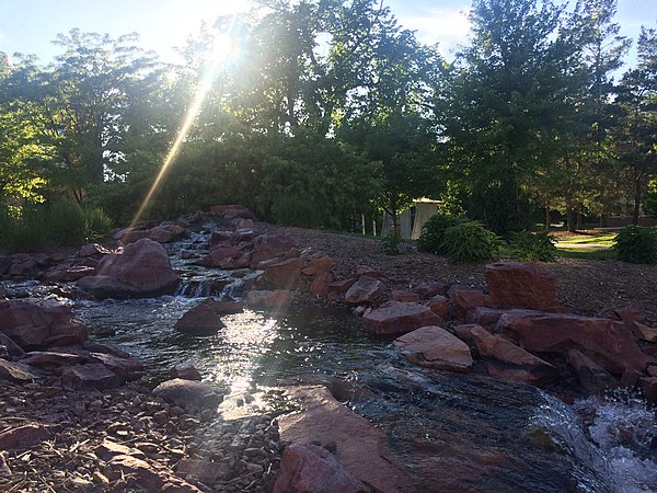 The Babbling Brook under the Sunbeams