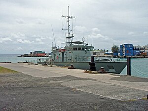 The Cook Island Police operated the CIPPB Te Kukupa, the nation's sole long range patrol vessel (5587477576).jpg