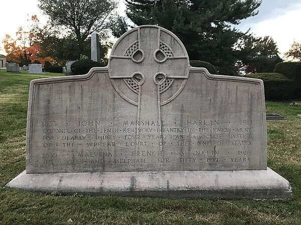 Harlan's gravesite