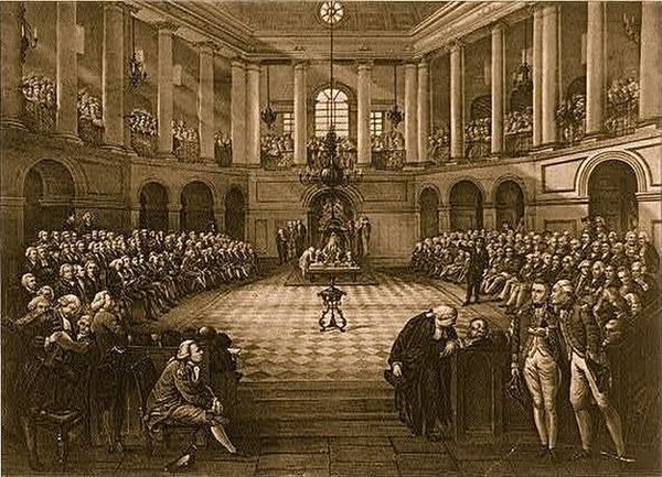 The House of Commons in session (by Henry Barraud, John Hayter)