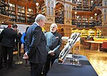 Thumbnail for File:The Prime Minister, Shri Narendra Modi visiting the library of Canadian Parliament with the Prime Minister of Canada, Mr. Stephen Harper, in Ottawa, Canada on April 15, 2015 (2).jpg