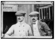 Les frères Gabriel et Charles Voisin en 1906.