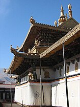 The rooftop of the Potala.