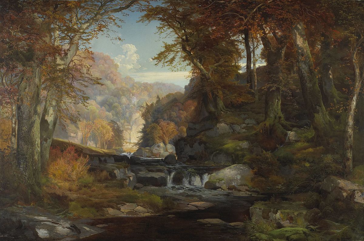 Томас Моран Cresheim Glen, Wissahickon, autumn