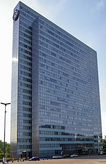 Dreischeibenhaus Commercial offices in Düsseldorf, Germany