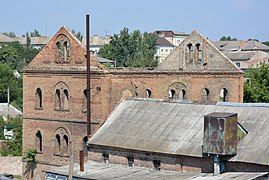 Ruiner af mølle i Tokmak