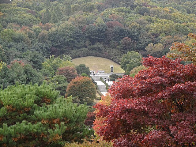 Tomb of President Park Chung Hee in Seoul National Cemetery