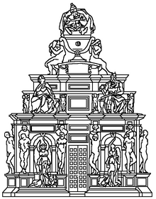 Ricostruzione ipotetica del progetto del 1505