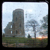 Lluvia de cenizas volcánicas en Wimpole Hall, Inglaterra, 15 de abril de 2010.