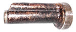 Цилиндрическая труба, приваренная к основанию с резьбой.