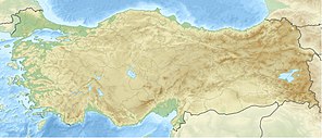 Салда (озеро). Карта розташування: Туреччина