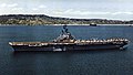 USS Hornet (CVA-12) at anchor in 1958.jpg